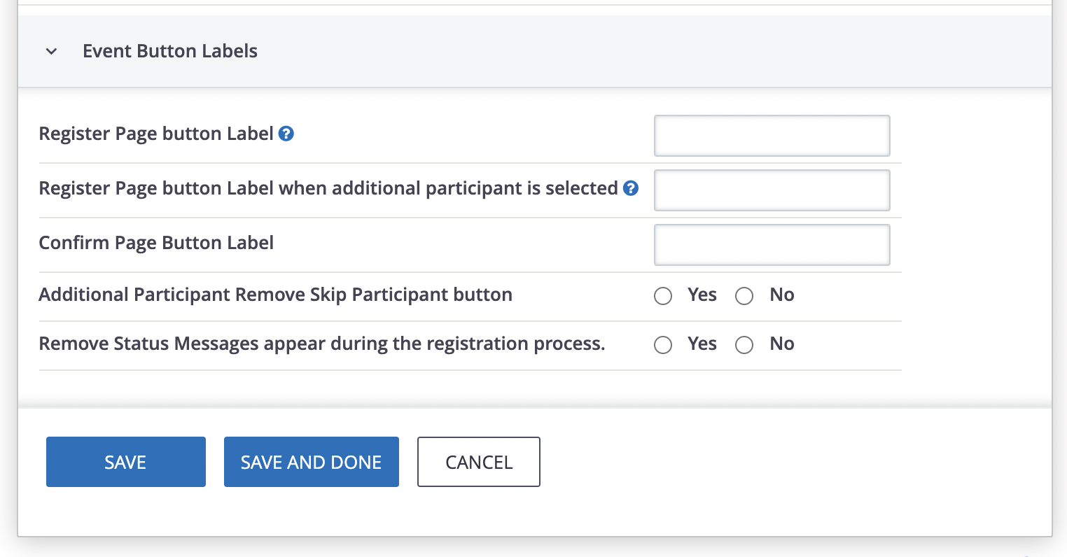 Customize Civievent With The Event Registration Button Label Extension